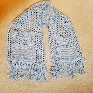 Boho pocketed shawl